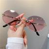 New Sexy Women's Small Oval Sunglasses Fashion Leopard Eyeglasses Female Retro Colorful Shade UV400 Eyeglass