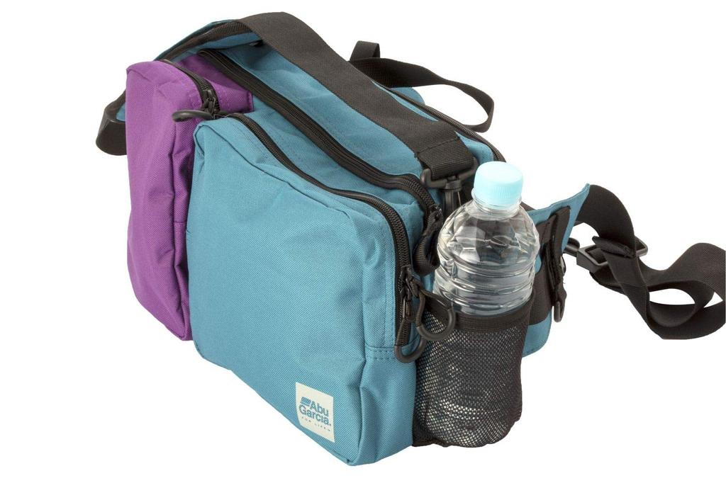 Сумка-пояс AbuGarcia, большая, 3 красных и розовых цвета