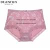 Deanfun Women's Seamless Lace Boxer Briefs (2-Pack)