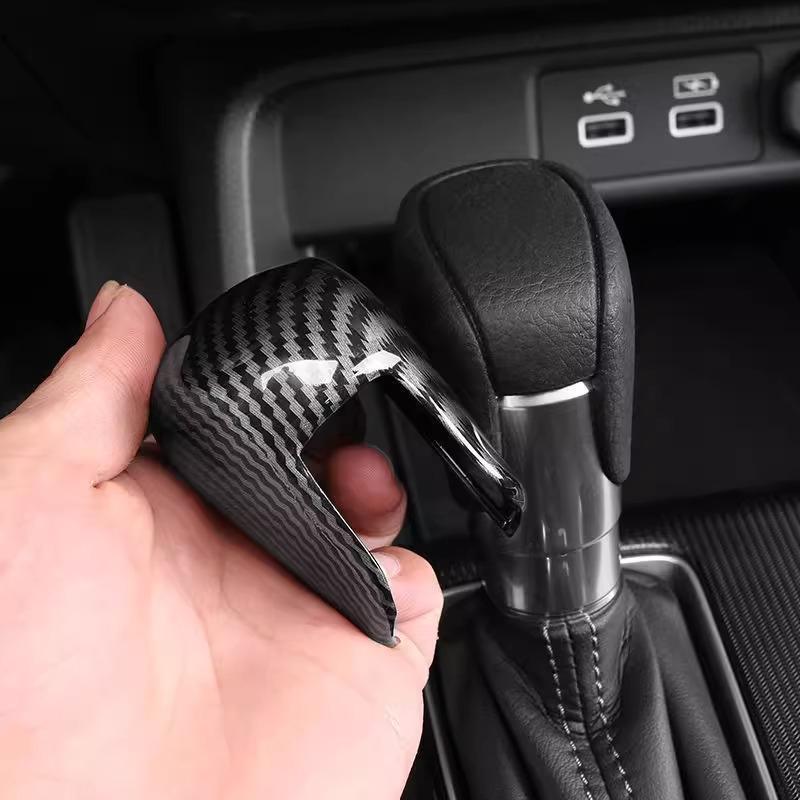 ABS Carbon Fiber Protective Cap Cover Automobile Gear Lever Car Accessories For Honda Civic FIT Accord Prelude CRV 5th City CRZ MC2