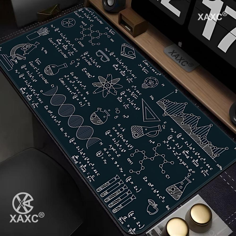 Hot Sell Science Formula Mouse Pad Desk Cute Math Cushion Extended Gaming Keyboard Mats Large Gamer Non-Slip Mausepad XAXC
