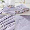 Летнее стеганое одеяло Yiyiai с принтом кошачьих лапок