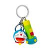 Adorable Doraemon Flashlight Keychain Whimsical Cartoon Car Bag Accessory Gift