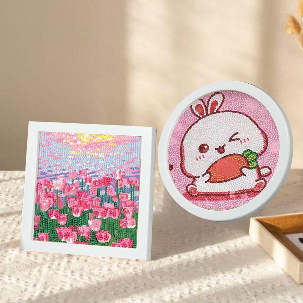 PVC Picture Holder With Stand Nail Art Jewelry Decoration Earrings Necklace Display Rack