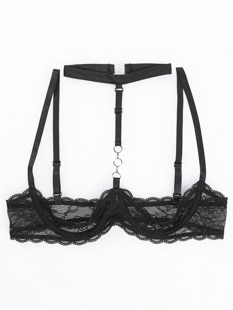 Бюстгальтеры больших размеров, женские кружевные бюстгальтеры с цветочным принтом, чашка 1/4, пуш-ап, бюстгальтер на косточках, топы-балконет, бюстгальтер без косточек, повседневный бюстгальтер