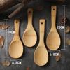 Wood Rice Spoon Wooden Kitchen Spoon Rice Paddle Scoop Ladle Tablespoon Big Serving Spoon Tableware Kitchen Utensils Cooking Too