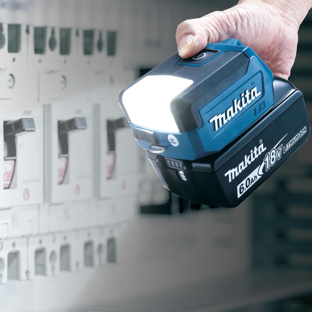 Аккумуляторная рабочая лампа Makita 18 В, аккумулятор и зарядное устройство продаются отдельно ML817