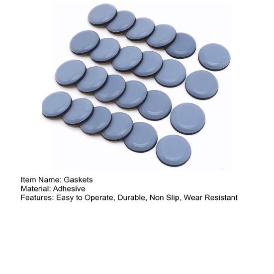 24 шт., прокладки для кухонной техники, бесшумные, безопасные, легко наносятся, самоклеящиеся, компактные, устойчивые к царапинам, мини-мебель, стол, стул, коврики для ног, кухонные принадлежности