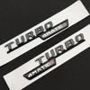 2 шт. Автомобильные буквы Накладка на крыло Значок Turbo 4matic Plus Эмблема Наклейка Для Mercedes A45 Cla45 Amg C117 Gla45 Gle53 X247 Аксессуары