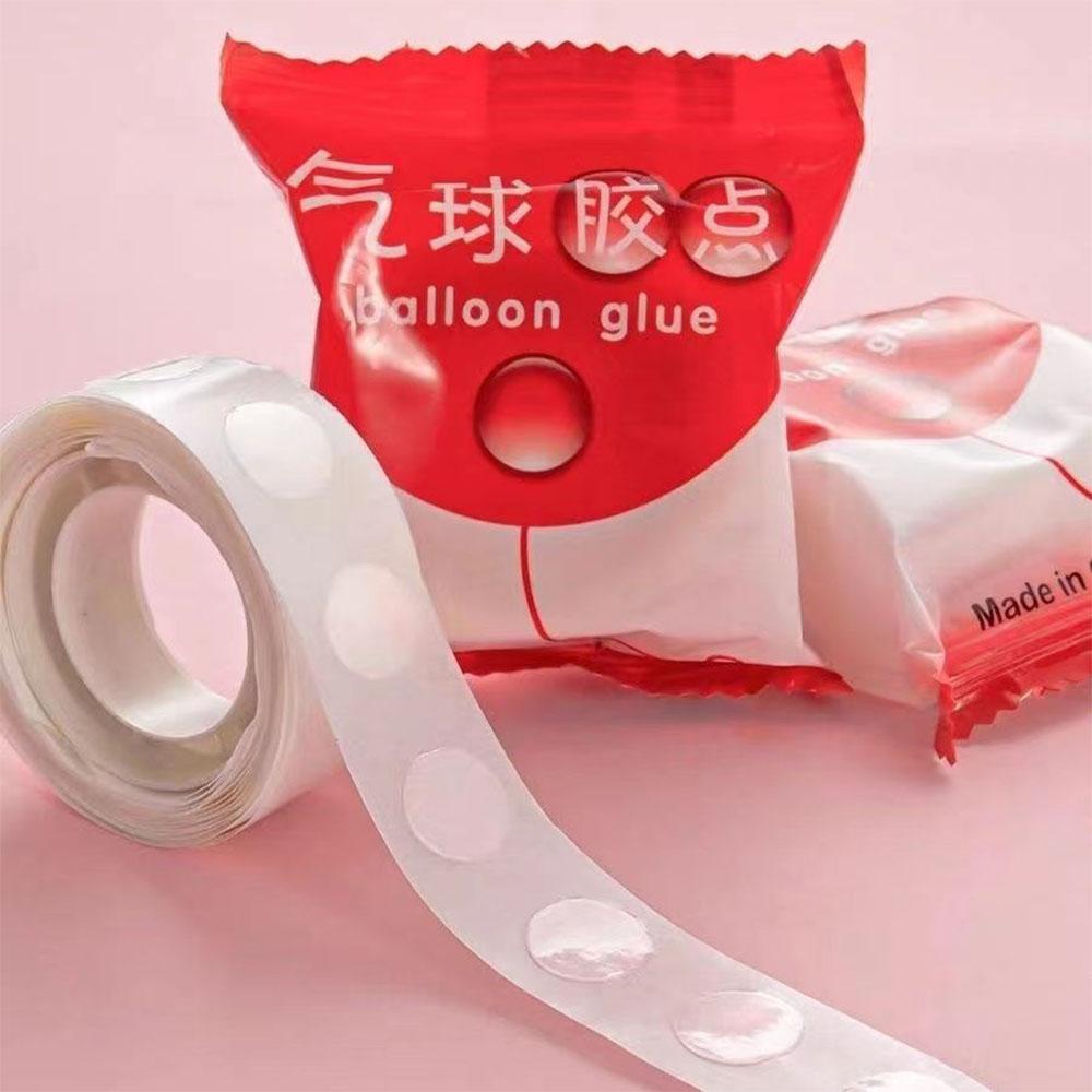 1000Pcs Balloon Glue Points - Sticky Adhesive Dots for Latex & Foil Balloons, Party Decoration