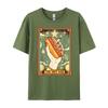 Hot Dog Bun Lover Foodie Food Lover The Hot Dog Tarot Card Camisetas Durable and Wearresistant Vintage T Shirts Party