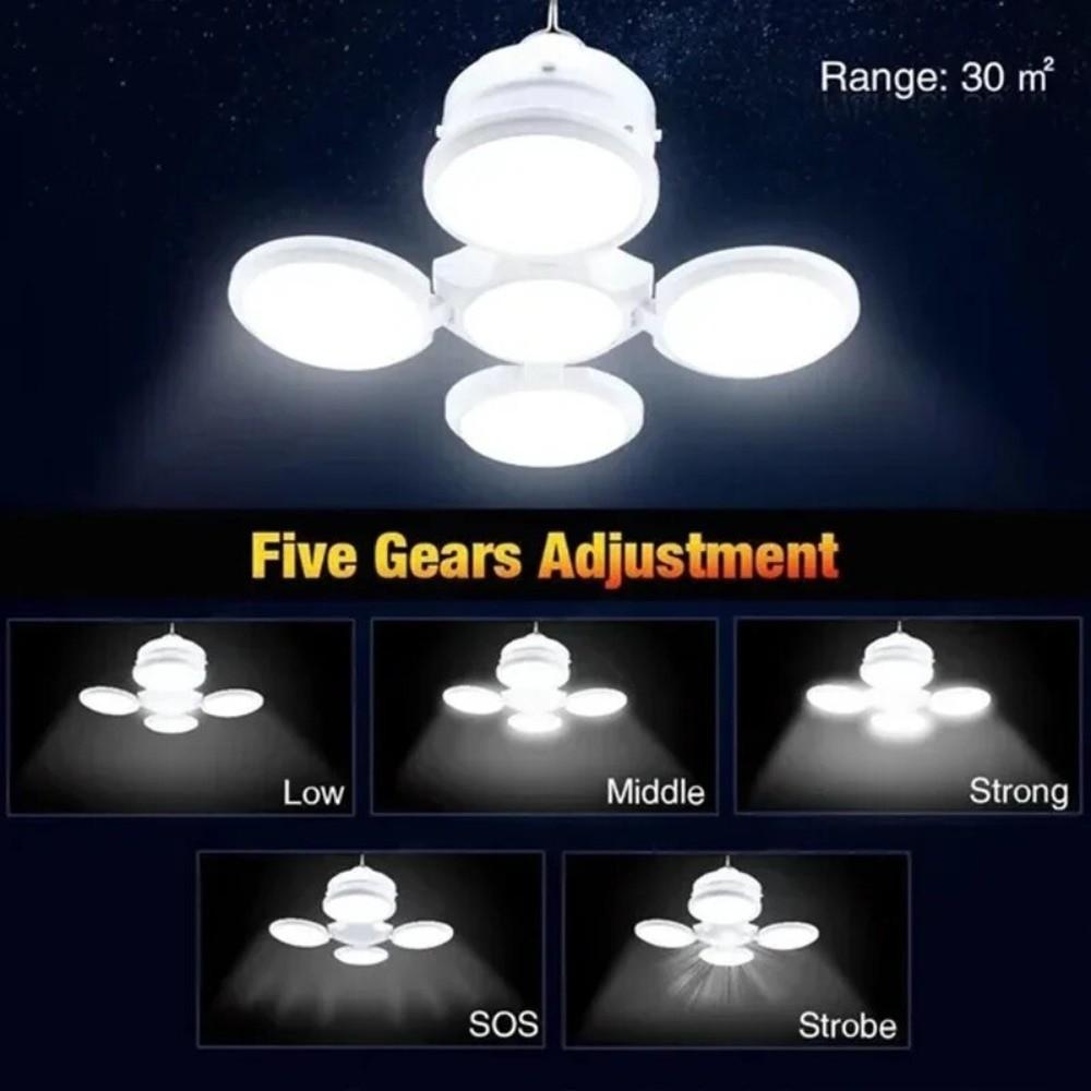 Folding Solar Camping Lantern Hanging Outdoor Emergency Lights Portable LED Lamp Tent Lighting