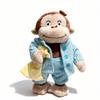 Кавайная Плюшевая Игрушка Любопытный Джордж Набитая Кукла Аниме Животное Милая Кукла Шимпанзе Детям Фанатам Анимации Подарки на Хэллоуин Рождество