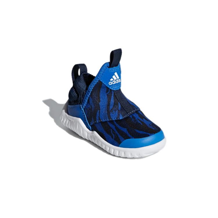 adidas Rapidazen I Дышащие Низкие Детские Кроссовки Сине-Черные Для Младенцев и Малышей D96843