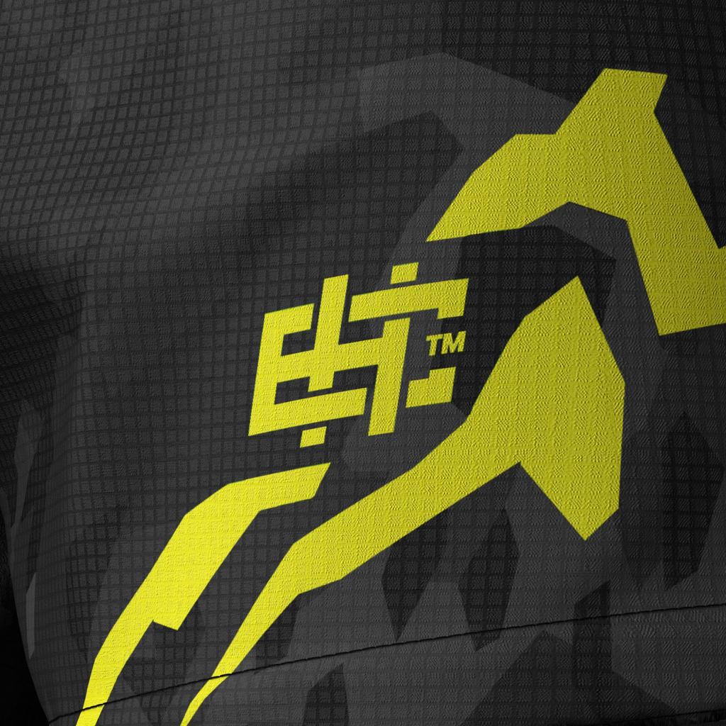 Extreme Hobby Athletic Shorts Black Panther Black and Yellow L