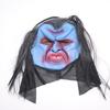 Zombie Ghost Prank Mask with Hair - Hooded Halloween Horror Face Mask