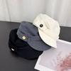 Cotton Equestrian Hat Button Retro Painter Hat Retro Flat Cap Outdoor