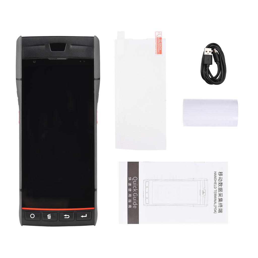 Handheld POS Receipt Printer Android 9.0 PDA Terminal Support Global Position System 4G WiFi BT