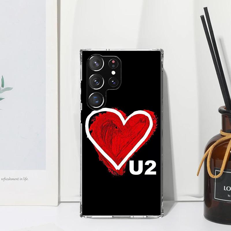 Чехол для телефона Band U-U2 Rock для Samsung Galaxy S26 S25 Edge S24 FE S23 S22 Ultra S21 Plus S20 + Арт Fundas Задняя крышка Galaxy S25 E