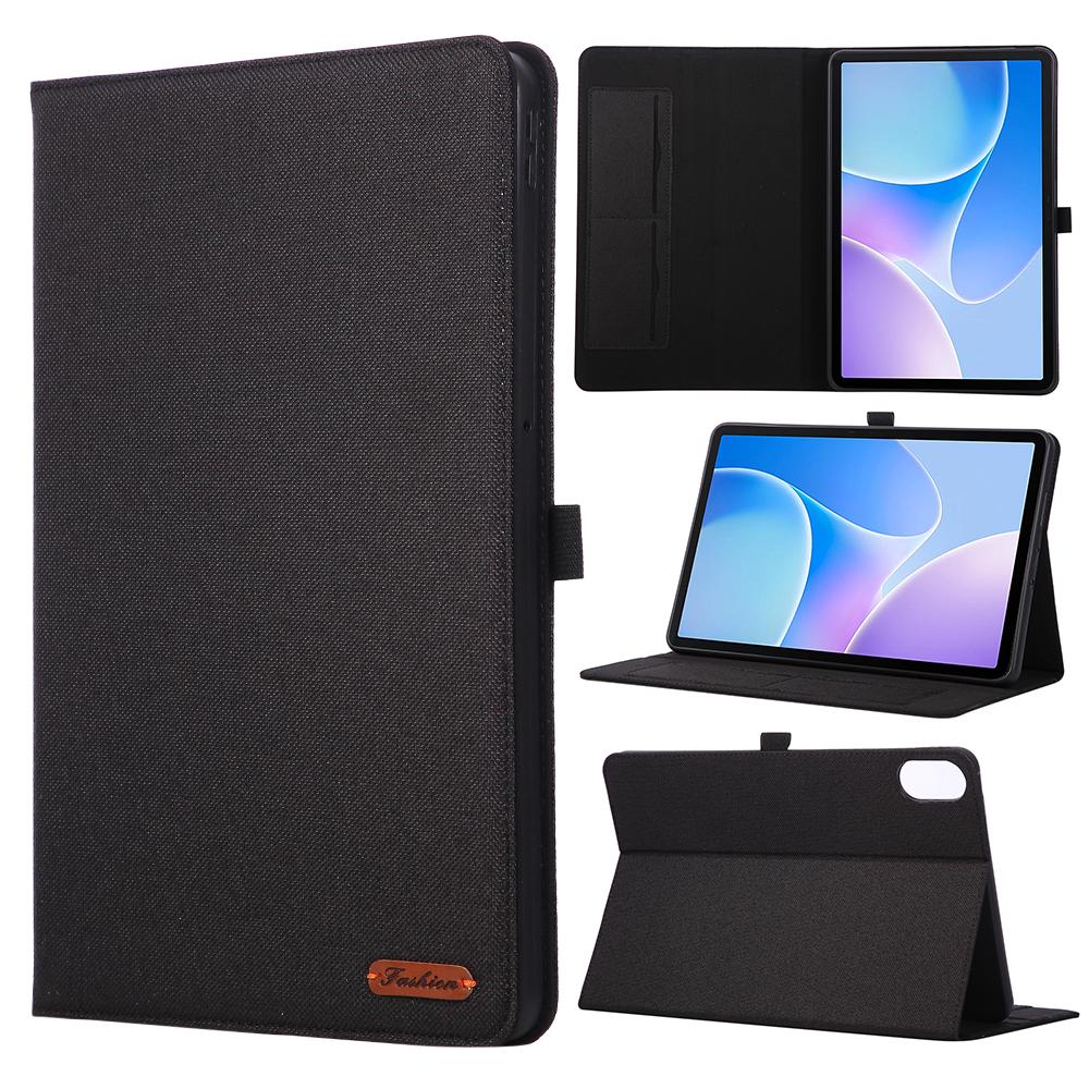Чехол для Infinix Xpad 20 с подставкой, держателем для карт, тканевой текстурой, кожаная обложка для планшета
