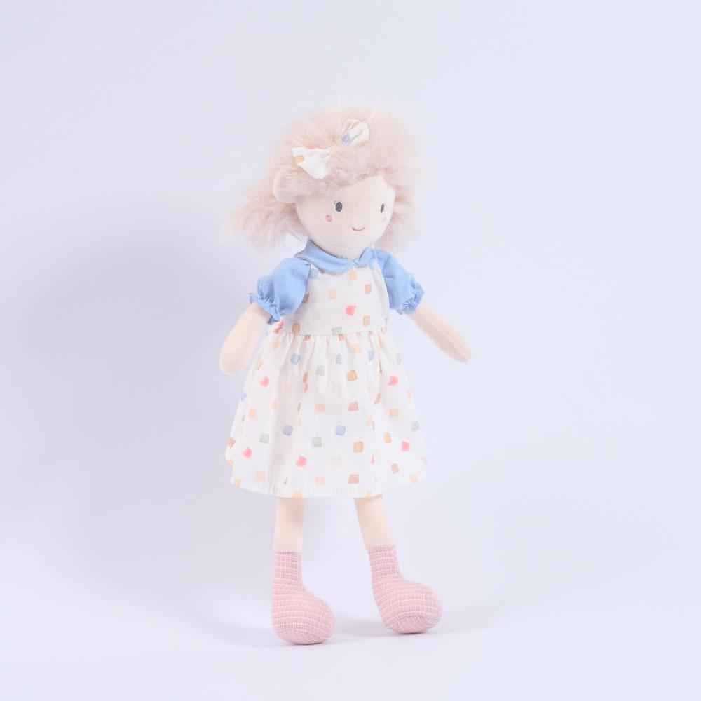 Кукла-девочка с юбочкой BobyBobo - Плюшевая игрушка "Девичье сердце" Подарок на день рождения