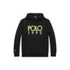 Polo Ss24 Толстовка с капюшоном и длинными рукавами с принтом логотипа-буквы Мужская толстовка Черный MNPOKNI16823432-001