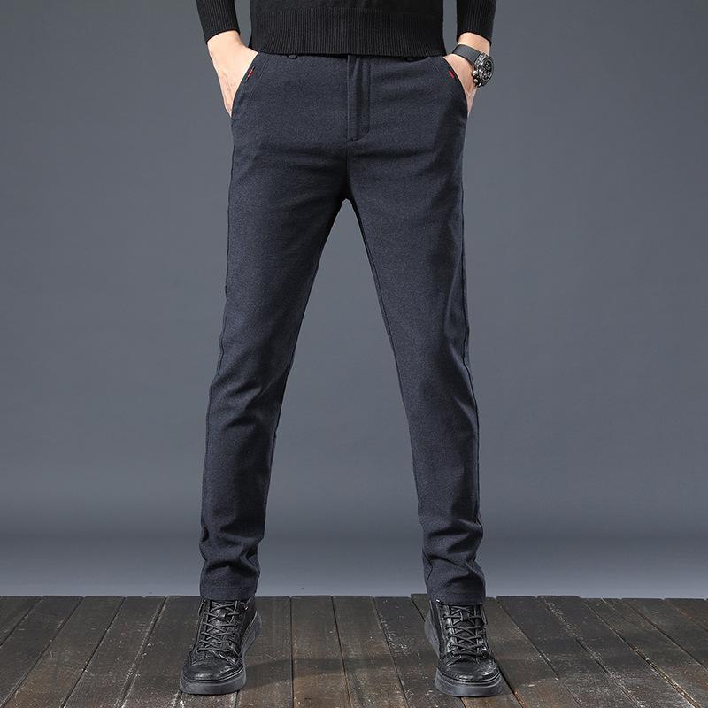 2024 Осень Новые Универсальные Деловые Свободные Прямые Дышащие Устойчивые К Морщинам Повседневные Брюки Для Мужчин