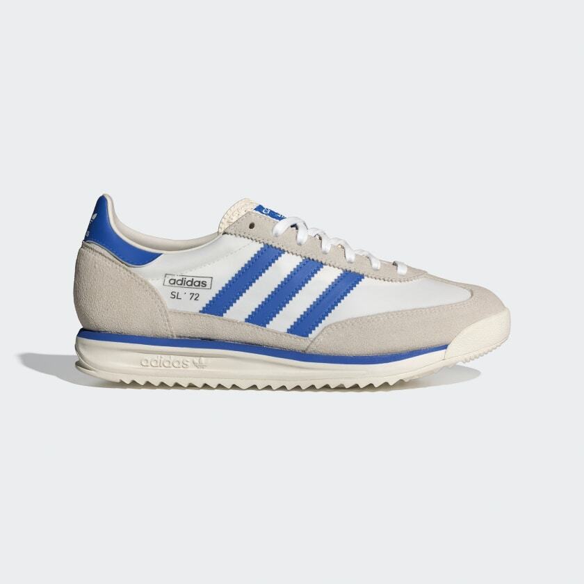 JH8644 adidas Originals SL72 RS Меловой Белый Синий Облачный Белый (Мужской)