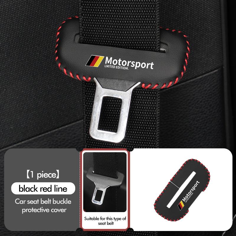 Universal Car Seat Belt Protector Buckle Clip Anti-Scratch Cover For BMW M E84 F10 F20 F15 F25 iX iX1 iX2 iX3 iX5