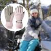 Перчатки для холодной погоды для женщин, нескользящие для катания на лыжах и бега