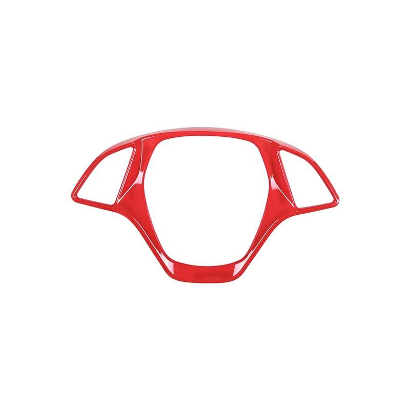 ABS углеродное волокно автомобильный руль панель декоративная крышка отделка литая наклейка для Chevrolet Corvette C7 2014-