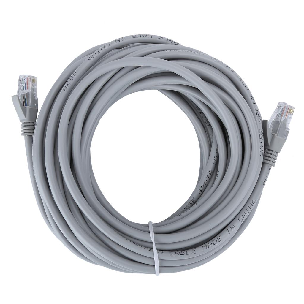 Сетевой кабель Серый Бескислородная медь Ethernet Cat5E 100 м RJ45 Компьютерный патч-корд