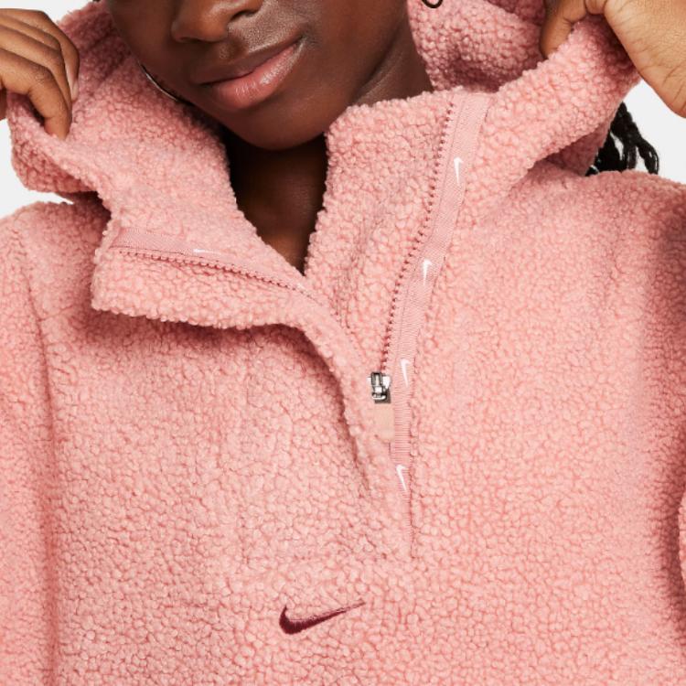Nike Jackets & Coats Kids' Apparel High Pile Fleece Pink Kids' FN4783-618