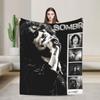 Warm Soft Blanket Travel Sombr Music Throw Blanket  Flannel Bedspread For Couch Bed Fashion Sofa Bed Cover