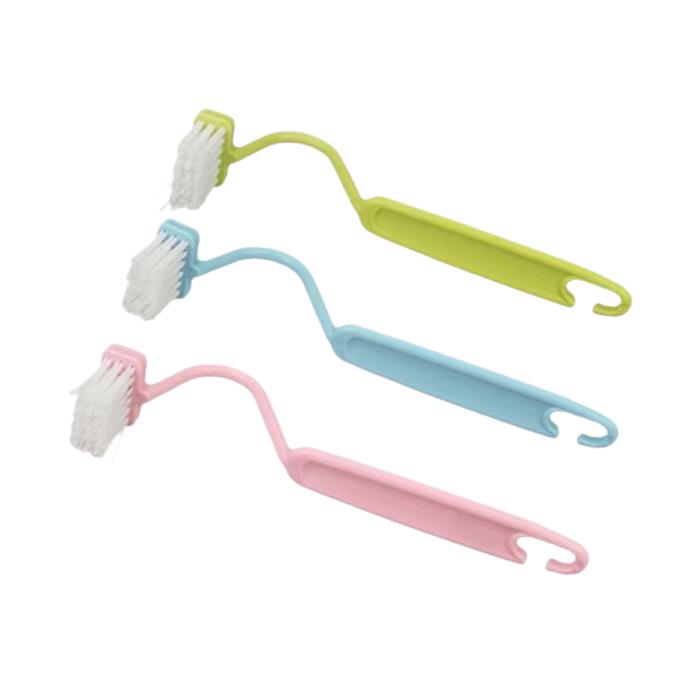 Japanese S-shaped Bent Toilet Brush for Dead Corner Cleaning