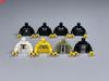 Набор MOC Bricks Серия Костюмы Шеф-повар Жених Туловище Ткань 4 см Часть Тела Фигурки Образовательные Строительные Блоки Собранные Игрушки Пластиковая Кукла