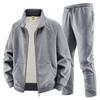 Men Sets Fleece Jacket + Pants Warm Winter Tracksuit Male Sweatshirt  2 Piece Suit Casual  Cashmere Sportswear