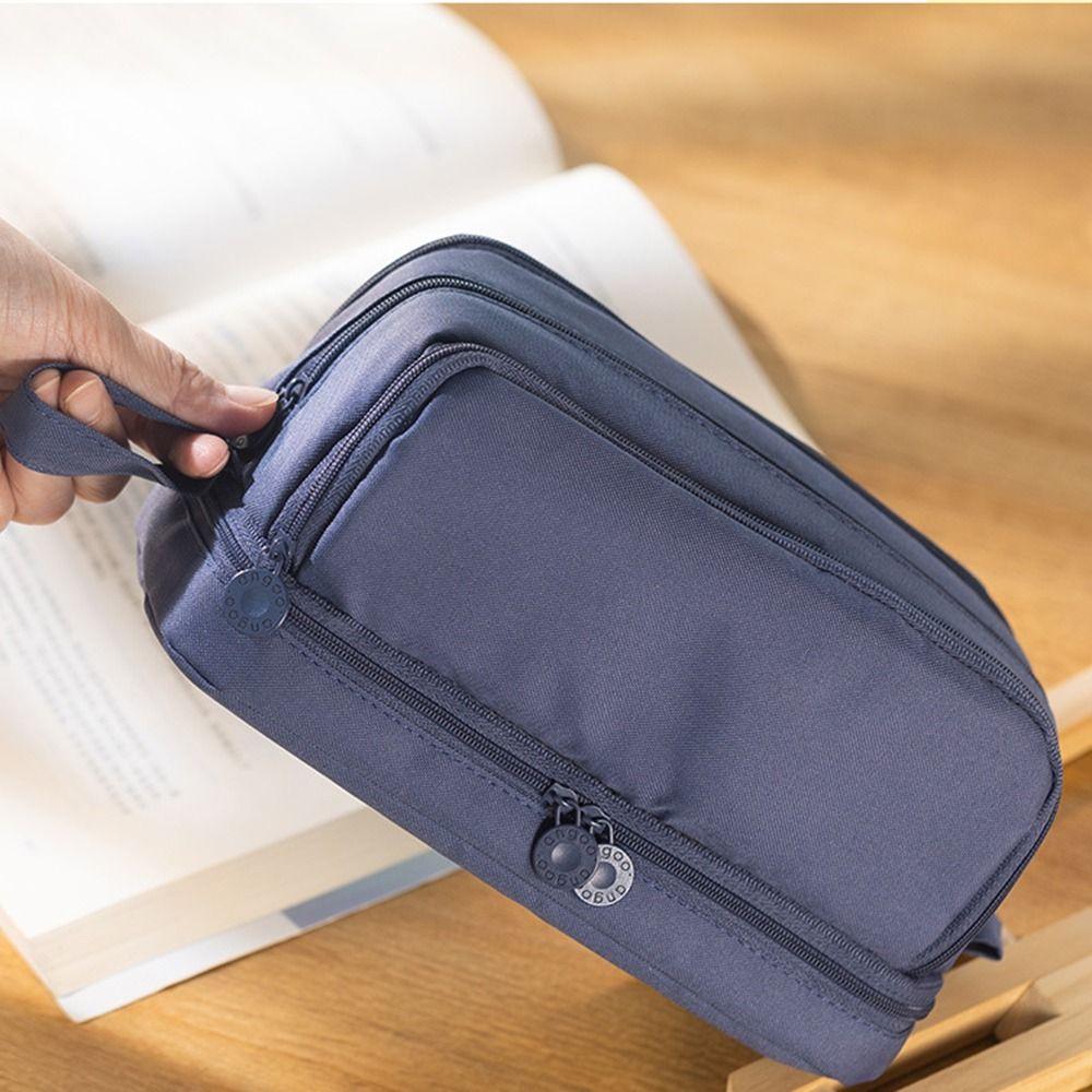 Wear-resistant Pencil Case With Compartments Pen Bag Cute Portable Pen Pouch  Gift for Children