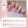 1 комплект накладных ногтей ярких цветов с искусственным жемчугом безвредный ультратонкий