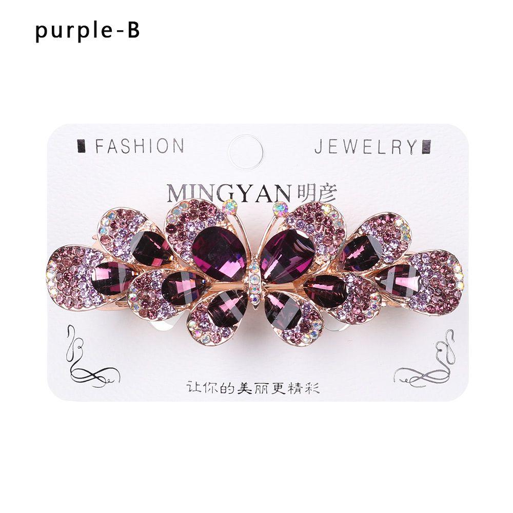 Аксессуары для головных уборов Диадема Цветочные заколки Держатель для конского хвоста Головной убор Кристаллическая заколка для волос