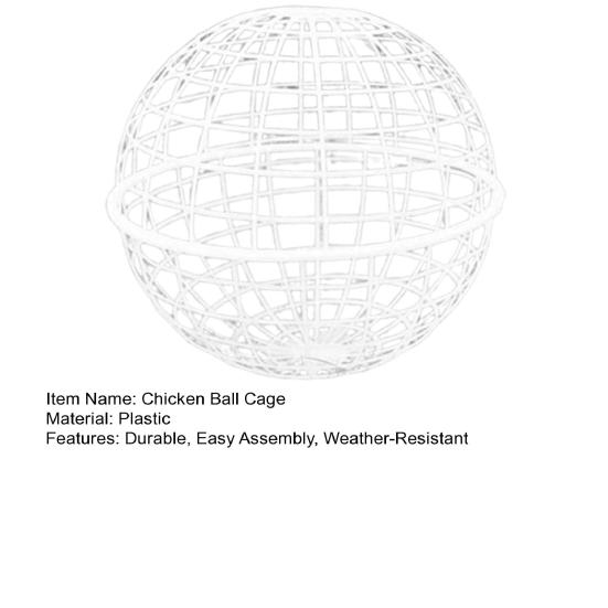1/2/3Pcs Ball-Shaped Movable Chicken Coop Outdoor Rollable Poultry Enclosure Round PVC Hutch Pet Safe Walking Cage for Pigeon Rabbits Duck