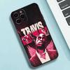 Чехол для телефона singer T-Travis Scott Силиконовый Мягкий Для IPhone 17 16 15 14 13 12 11 X XR Plus Pro Max Plus