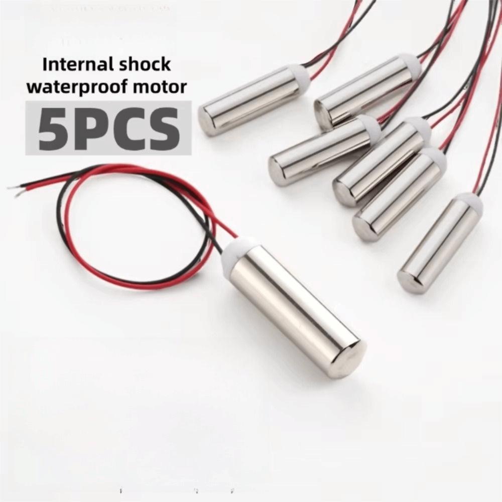 5Pcs Strong Vibration Miniature Vibration Motor 7mmx25mm Vibrating Engine Micro Motor Toy
