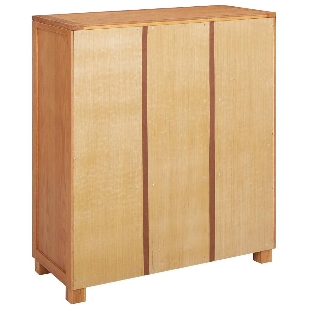 Cabinet with Shelf and Door Brown 80 x 35 x 95 cm Engineered Wood