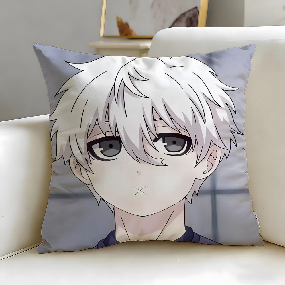 Популярный аниме Blue Lock Наволочка Мягкая и Легко стирающаяся – Универсальная для Дивана, Кровати, Путешествий и Офиса