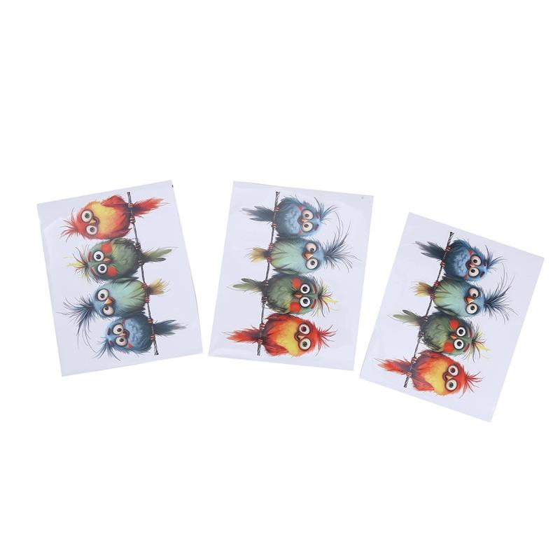 Авто Смешные Птицы Наклейки Многофункциональные Стеклянные Виниловые Наклейки Окна Грузовика Съемные Наклейки