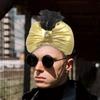Gold Head Wrap Sultan Aladdin Arab Vintage Headwear Novelty Arabian Costume Accessory With Feather Gem For Adults Teens Men
