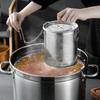 С цепочкой и крючком заварник для чая из нержавеющей стали 304, ситечко для специй, корзина для рассола, для хот-пота