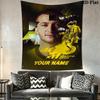 Custom Borussia Dortmund Wall Hanging Printed Fabric Blanket Decorative Tapestries for Bedroom Living Room Home Decor