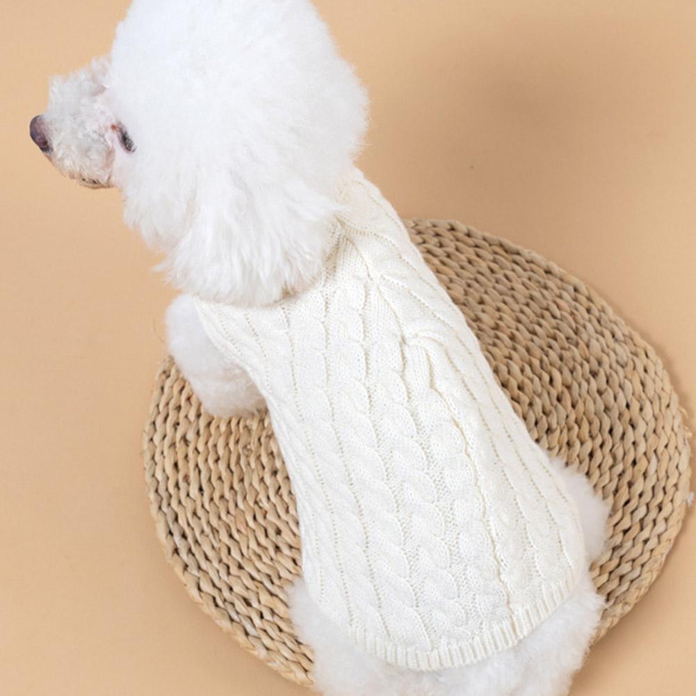 Ткань для домашних животных, мягкая трикотажная для маленьких и средних собак, зимняя одежда, теплая одежда для собак, рождественская одежда C I7F5